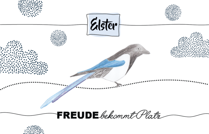 Krafttier Elster
