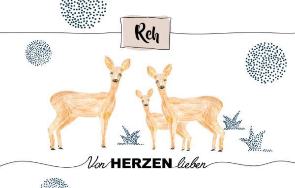 Krafttier Reh Von HERZEN lieben Kathrin Sieder