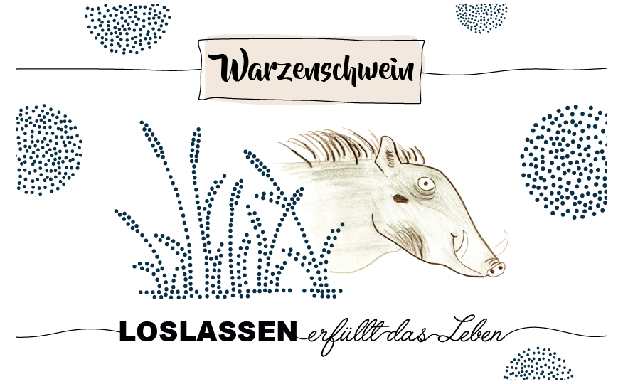 Krafttier Warzenschwein