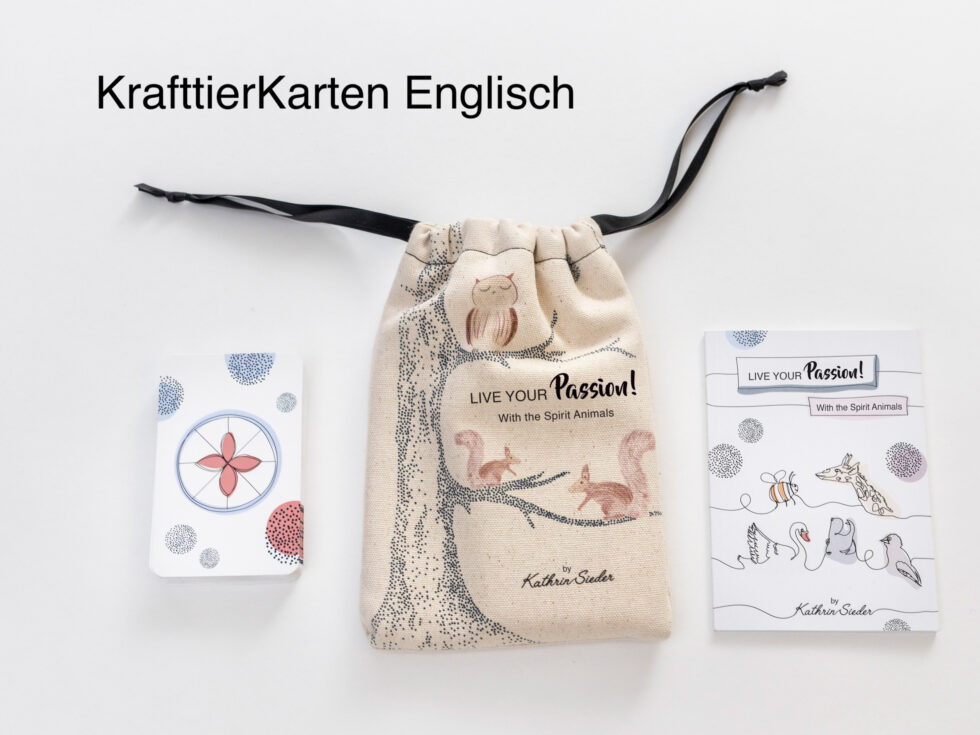 Krafttierkarten Englisch: Live your PASSION!