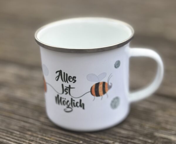 Emaille Tasse – Bild 3