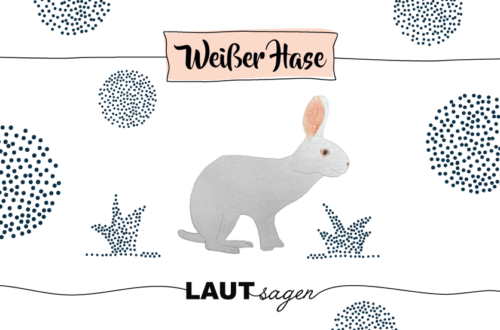 Krafttier weißer Hase
